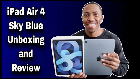 New Ipad Air 4 Sky Blue Unboxing And Review Youtube