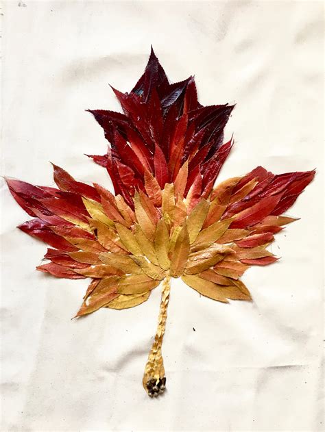 Leaf Mosaic Art Project Arts And Crafts Ideas