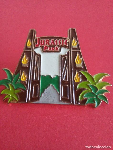 Pin Jurassic Park Año 1992 Comprar Pins Antiguos Y De Colección En