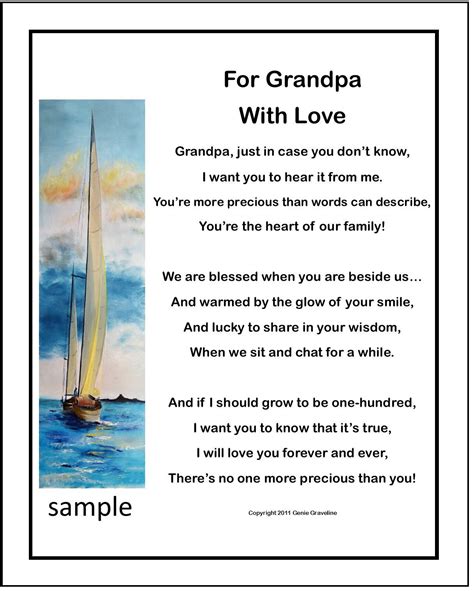 Grandpa Poem Digital Download Grandpa T Grandpa Print Grandpa Saying Grandpas 70th