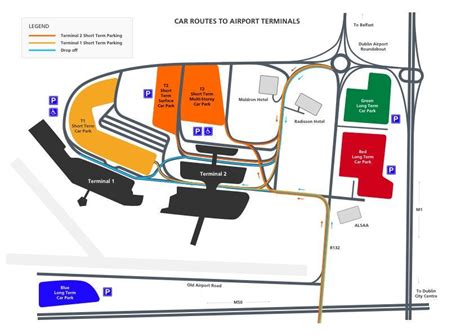 Dublin Airport Dub Terminal 1 Map