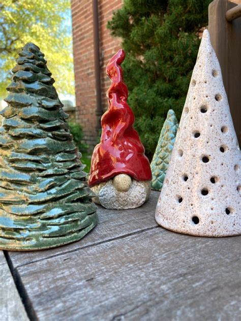 Hand Built Pottery Holiday Pottery Ceramic Christmas Decorations