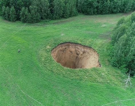 Gate To Hell Terrified Locals Frantic As Giant Hole Appears In Field World News Express