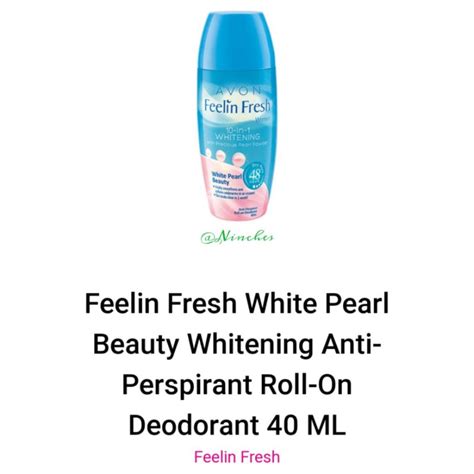 Avon Feelin Fresh White Pearl Beauty 40ml Shopee Philippines