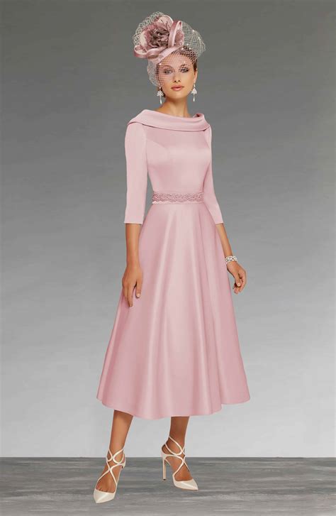 Mid length dress with fuller skirt. 008594 - Catherines of Partick