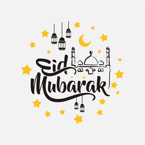 Premium Vector Isolated Calligraphy Of Happy Eid Mubarak