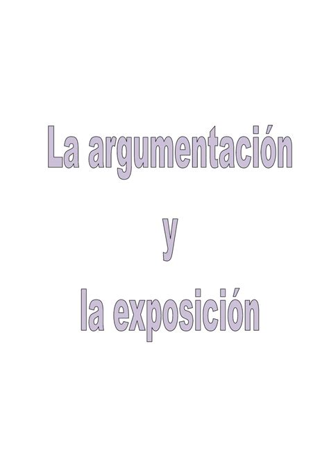 Calaméo El Texto Argumentativo Y Expositivo