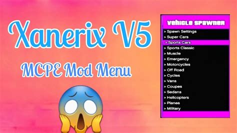 Raw data go to crashes. New Minecraft PE Xanrix V5 Mod Menu - YouTube