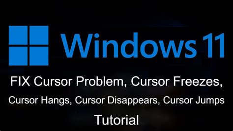 Fix Cursor Problem Windows Cursor Freezes Cursor Hangs Cursor Disappears Cursor Jumps