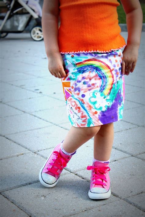 Graffiti Skirt A Tutorial By Natasha Of Little Pink Monster