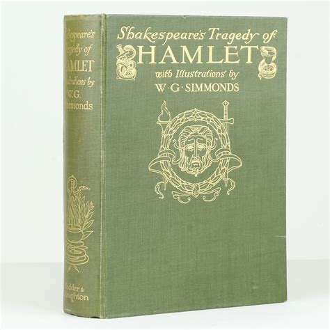 Shakespeares Tragedy Of Hamlet By Shakespeare William Jonkers Rare