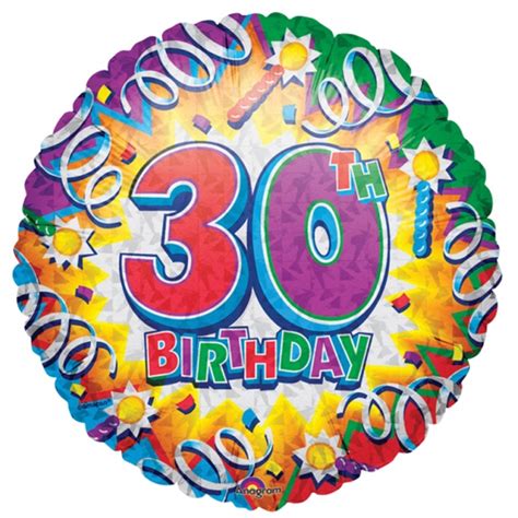 Buy And Send Happy 30th Birthday 18 Inch Foil Balloon Buy Online For