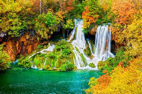 Plitvice Lakes—fall Colors—adventures Croatia Adventures Croatia