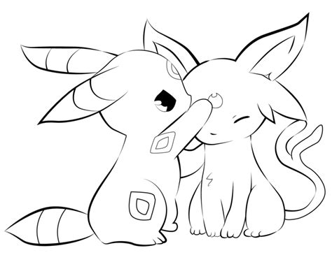 Umbreon Coloring Coloring Pages For Kids And For Adults Coloring Home