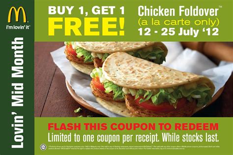 We will alert you when there is an awesome deal ! I Love Freebies Malaysia: Promotions > McDonald's Buy 1 ...