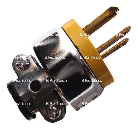 Clavija Blindada Cara De Chino Alto Voltaje 10 Pz 136506 - $ 202.00 en