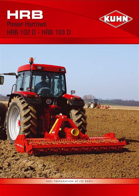 The very latest farm machinery news, views and videos, with. Kuhn HRB Power Harrows HRB 102 D HRB 103 Agricultural ...
