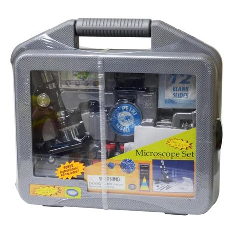 Elenco Microscope Set In Carrying Case Save Money