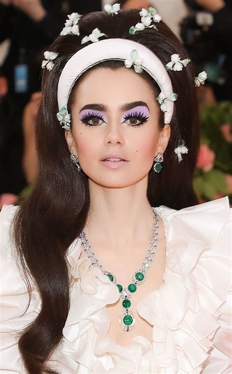 Lily Collins From Best Beauty Looks At The Met Gala E News Australia