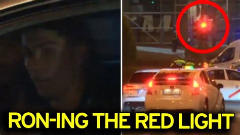 Dad Caught Running Red Light Comes Up With Most Ridiculous Excuse On