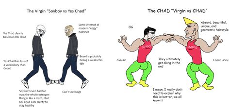 Virgin Vs Chad Turns 4 Years Old Today Virginvschad