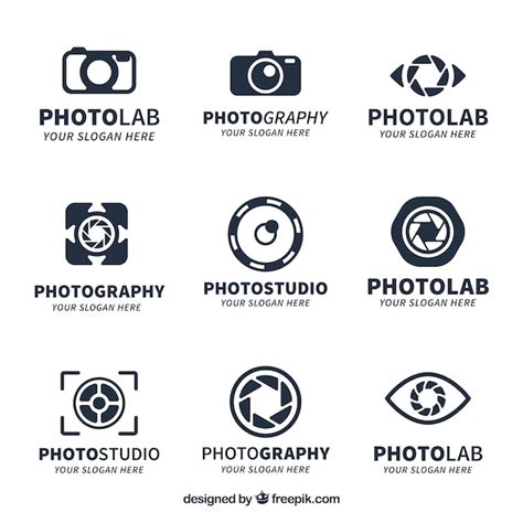 Premium Vector Creative Camera Logo Collection