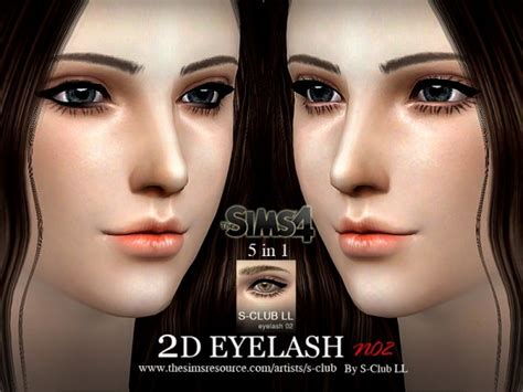 The Sims Resource Eyelash 02 By S Club Sims 4 Downloads