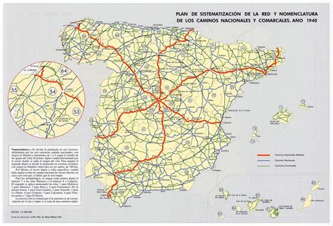 Mapas De Carreteras Mapas España