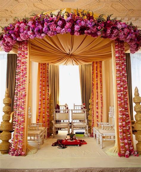 Pin By Sonam On Wedding Mandap Wedding Stage Decorations Indian