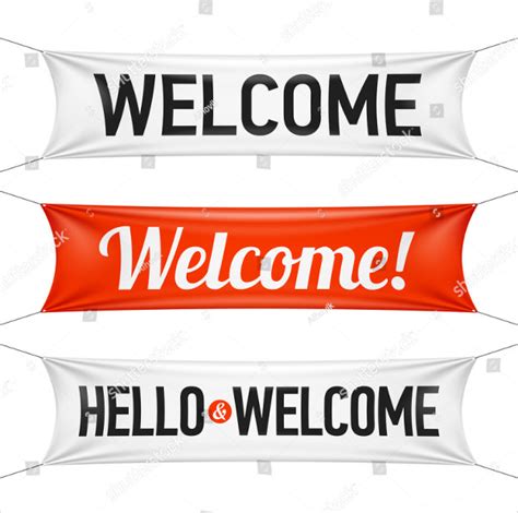 Welcome Banner Templates 21 Free And Premium Download