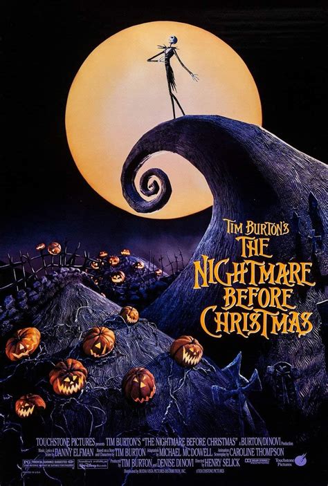 The Nightmare Before Christmas 1993 Classic Poster And