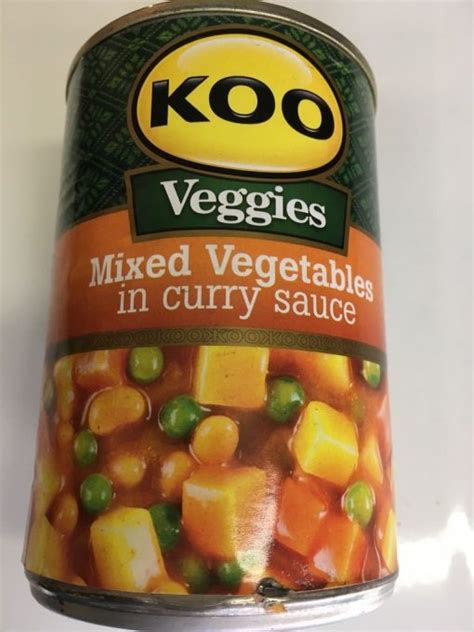 Koo Mixed Veg Curry 420g Can