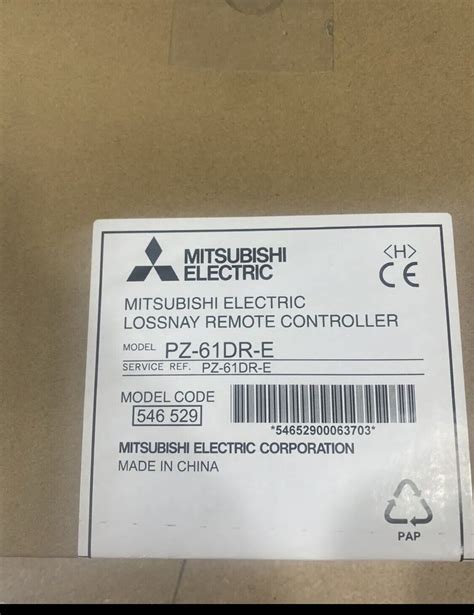 Mitsubishi Electric Pz 61dr E Lossnay Controller X 1 Only Ebay