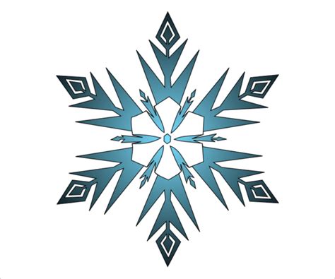 Snowflake Drawing Template At Getdrawings Free Download