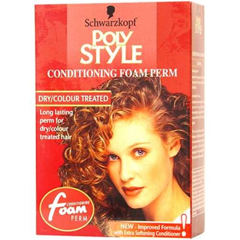 Poly Style Conditioning Foam Perm Dry Colour Treated Hair