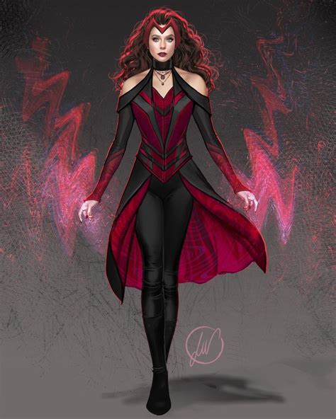 The Scarlet Witch New Costume Scarlet Witch Costume