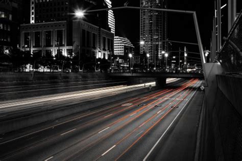 Free Images Black And White Road Traffic Street Night City