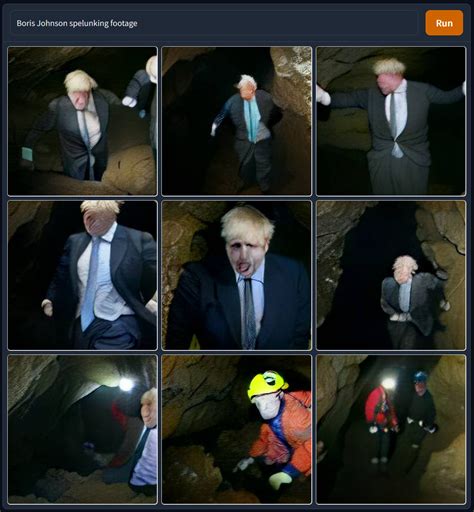 Boris Johnson Spelunking Footage Dall E Mini Craiyon Know Your Meme