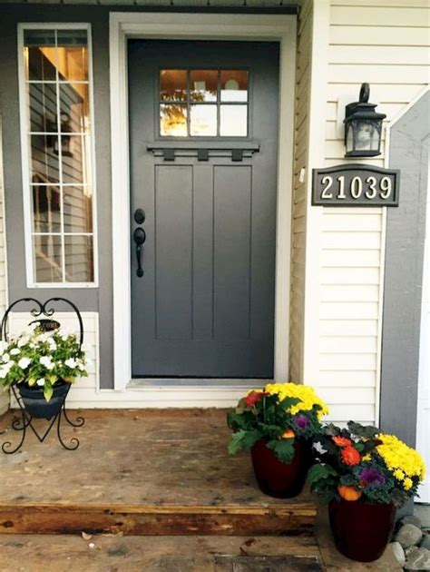 70 Best Modern Farmhouse Front Door Entrance Design Ideas 36 With