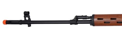 IU-SVDW A&K Metal SVD Sniper Rifle Dragunov Airsoft Gun Wood