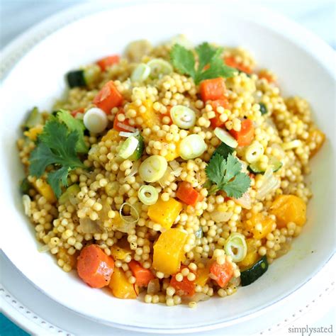 Couscous is a special dish made every friday in moroccan homes. Moroccan Couscous - Simply Sated