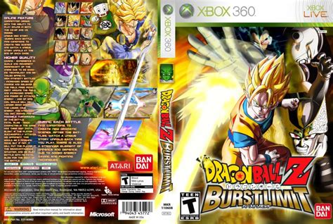 Website provides xbox 360 achievements, xbox 360 trailers, xbox live leaderboard, screenshots, images, game info, forums, tutorials, downloads, cheats, codes, xbox 360 downloads, latest news , 360 game reviews , tutorials, xbox dragon ball z: Dragon Ball Z Burst Limit - XBOX 360 Game Covers - Dragon ...