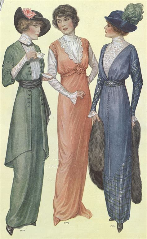 Inspirations 1914 Fashion 1910s Fashion Edwardian Clothing