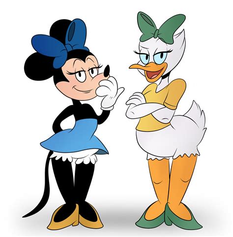 Minnie And Daisy By Sb99stuff On Deviantart