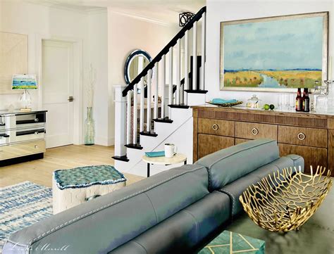 Project Reveal - Colorful Modern Coastal Home - Linda Merrill Interior