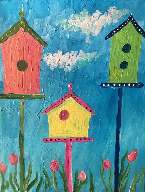 Easy Spring Canvas Painting Ideas For