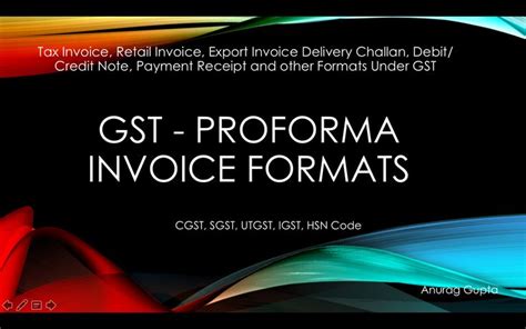 In some cases, a taxpayer may be liable to pay tax on multiple invoices. GST:2017, GST- Tax Invoice Format, GST Debit/ Credit Notes ...