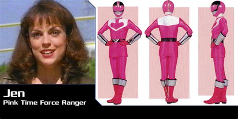 Jen Scottspink Time Force Rangerpower Rangers Time Force The
