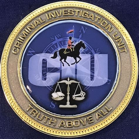 Rcmp E Division Major Crime Criminal Investigation Unit Gold Challengecoinsca