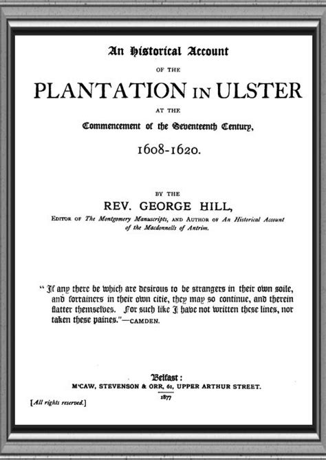 Donegal In The Ulster Plantation